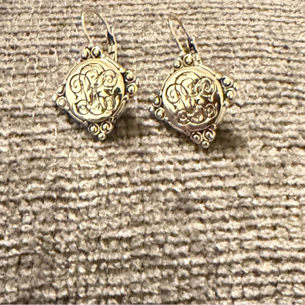 Premier Designs Silver Tone Dangle Earrings